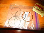 Honda 88-07 VT600 Shadow 84-87 XL250 XR250 Piston Ring Set Std PN:13011-MS6-305. Fixed Price $59.99.