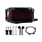 Air Filter Kit For Harley Dyna Road Glide 2000-2017 Billet Aluminum Red. Fixed Price $67.60.