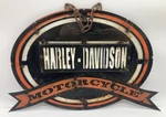 Harley Davidson Motorcycle 3D Heavy Metal Garage Bar Sign 19 X 12 Rustic. Fixed Price $145.00.
