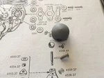 Harley Knucklehead Wl Ul Instrument Panel Switch Knob 39-E43 Parkerized 4556-39. Fixed Price $13.95.