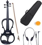 Cecilio 4/4 CEVN-1BK Solid Wood Electric/silent Violin W/ Ebony Fittings, Black. Fixed Price $49.99.