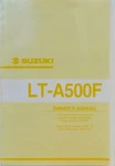 Oem Suzuki LT-A500F Owner Manual Printed 2001 Atv 99011-03G50-03A. Fixed Price $32.95.