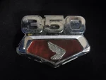 Honda CB350 CL350 E2002! Right Side Cover Badge Emblem. Fixed Price $19.98.