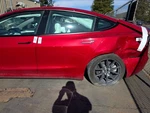 2021 Tesla Model 3 Rear Left Door Assembly No Trim 1081441-E1-C. Fixed Price $1000.00.