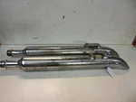 Kerker Harley Davidson Exhaust Pipe Mufflers Chrome Pair 65257-89B Flt Flht. Fixed Price $250.00.