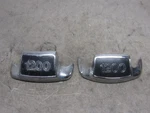 Harley '67-'80 Fl, Flh & Fender Trims, 59872-59B, 59216-59B, Used ,#4538. Fixed Price $80.00.
