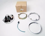 Emgo Shell Body W/chrome Headlight Rim+retainer Set 7" Kawasaki 66-65042. Fixed Price $69.99.