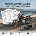 Yamaha XJ700 Maxim 1985 1986 1987 1988 1989 Service Repair Shop Manual Usb. Fixed Price $23.99.