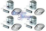 77-79 Suzuki 0.5MM Oversize Pistons Set 56.50MM 10-GS550APS-1. Fixed Price $120.00.