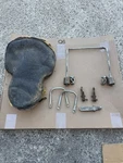 Harley Wla Flathead Knucklehead Panhead Buddy Seat And Springs Footrest Hwdr. Fixed Price $350.00.