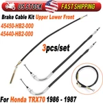 For Honda 1986-1987 Upper Lower Front Brake Cable Set 45450-HB2-000. Fixed Price $42.99.