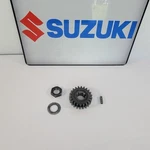 1990-1996 Suzuki DR250 DR350 Crankshaft Primary Drive Gear Assembly Key Nut. Fixed Price $24.99.