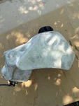 1992 Honda CR80R H21053) White Gas Petrol Fuel Tank With Cap. Fixed Price $120.00.