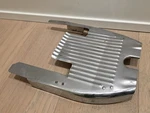Oem Harley Panhead Flh Shovelhead Under Seat Frame Battery Ribbed Chrome Cover. Fixed Price $199.99.