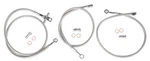 Streamline +2" Steel Braided Brake Kit 400EX-F-2 For 99-14 Honda Trx. Fixed Price $71.73.