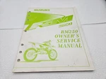 1999 Suzuki RM250 Motorcycle Shop Owner's Service Repair Manual 99011-37E53-03A. Fixed Price $32.64.