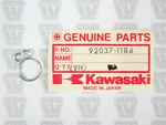 Kawasaki Nos New 92037-1184 Hose Clamp Kz Kdx Klx Zn Zx. Fixed Price $9.99.