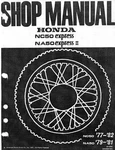 Honda NC50-NA50 Shop Manual 1977-1982 Model Service Guide. Fixed Price $24.30.