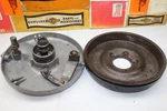 Harley Panhead Fl Shovelhead Front Drum Brake Plate 44139-49, 44110-48. Fixed Price $175.00.