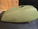 1971 Kawasaki H1 500 Gas Tank Fuel Green. Fixed Price $185.00.