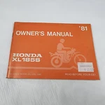 Original 1981 Honda Owner's Manual Book Oem 3142702. Fixed Price $55.00.