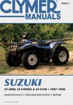 Suzuki LT-4WD Lt-wdx LT-F250 1987-1998 Shop Repair Service Manual Quad Runner. Fixed Price $46.87.