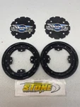 Set Of Douglas 8" Dwt Beadlock Ring Rear Wheel With Mud Plugs. Fixed Price $40.00.