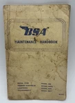Bsa Maintenance Handbook 00-4153 A50 A65 Lightning Reprint 1969. Fixed Price $14.00.