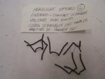 Nos Benelli 50/65 Headlight Spring Clips Dynamo Volcano Compact Mini Enduro. Fixed Price $9.95.