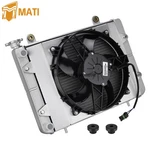Aluminum Radiator And Fan For Polaris Ranger 800 6X6 Crew Xp Hd 2010. Fixed Price $209.99.