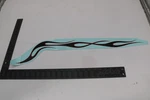 13859-08 New Oem 2008 Harley-davidson Fcwc Softial Rocker Blk/red Left Gas Tank. Fixed Price $26.99.