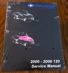 2000-2008 Polaris 120 Youth Snowmobile Service Repair Shop Manual & Cd 9921077. Fixed Price $44.99.