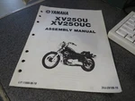 Yamaha Factory Assembly Manual 1988 XV250UC LIT-11666-06-18. Fixed Price $17.99.