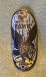 Antique Whizzer, Made In Germany, Motor Bicycle Hawk Enameled Head Badge Part. Fixed Price $89.00.