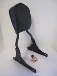 Harley-davidson Softail Flat Black Rigid Sideplates Sissy Bar Backrest Read All. Fixed Price $99.99.
