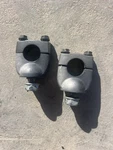 Honda ZB50 Handle Bar Clamps Oem 1988 5D. Fixed Price $34.99.