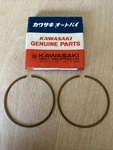 Genuine Kawasaki KX250 1986-1987 Standard Piston Ring Set. 13008-5068 Nos. Fixed Price $24.17.