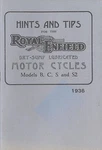 1936 Hints And Tips For The Royal Enfield Dry-sump Lubricated Motor Reproduction. Fixed Price $26.00.
