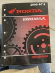 Honda Genuine 61MFL04 Oem CBR1000RR Service Manual 2008-2012 Used. Fixed Price $65.00.