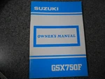 Suzuki Owners Manual 1990 GSX750F Specifications & Wiring 99011-20C51-03A. Fixed Price $23.99.