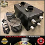 Pro Black 4 Port Oil Catch Can Breather Tank Filter Honda Acura Battery Tray. Fixed Price $54.50.