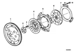 Pressure Plate, 21212325863, Bmw, R1100GS, R850GS, R1100R, R850R, R1100RS. Fixed Price $125.00.