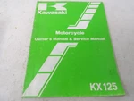 1987 Kawasaki KX125 Owners/service Manual 99920-1367-01. Fixed Price $26.00.