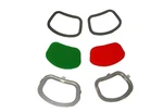 Lens Window Kit For 1938 Harley "skull" Dash Cover Knuckle, Ul, 45, Servi-car. Fixed Price $88.00.