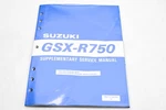 Oem Suzuki 99501-37200-03E GSX-R750 1997 Supplementary Service Manual. Fixed Price $26.08.