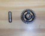2001 Yamaha Royal Venture XVZ1300TF Starter Idler Gear (27T) & Shaft. Fixed Price $53.00.