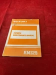Suzuki RM125K 1989 Genuine Owners Maintenance Manual Oem 99011-27C51-03A. Fixed Price $35.42.