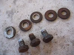 Front Fender Mount Bolts 1968 1969 Kawasaki F4 250 Sidewinder. Fixed Price $8.00.