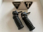 Triumph Bonneville T100 Carb/efi Air-cooled Pillion Footrests T2080233/T2080234. Fixed Price $191.24.