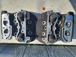 Oem 99-06 Harley Cylinder Heads 16723-99 /16725-99 Black/silver. Fixed Price $250.00.